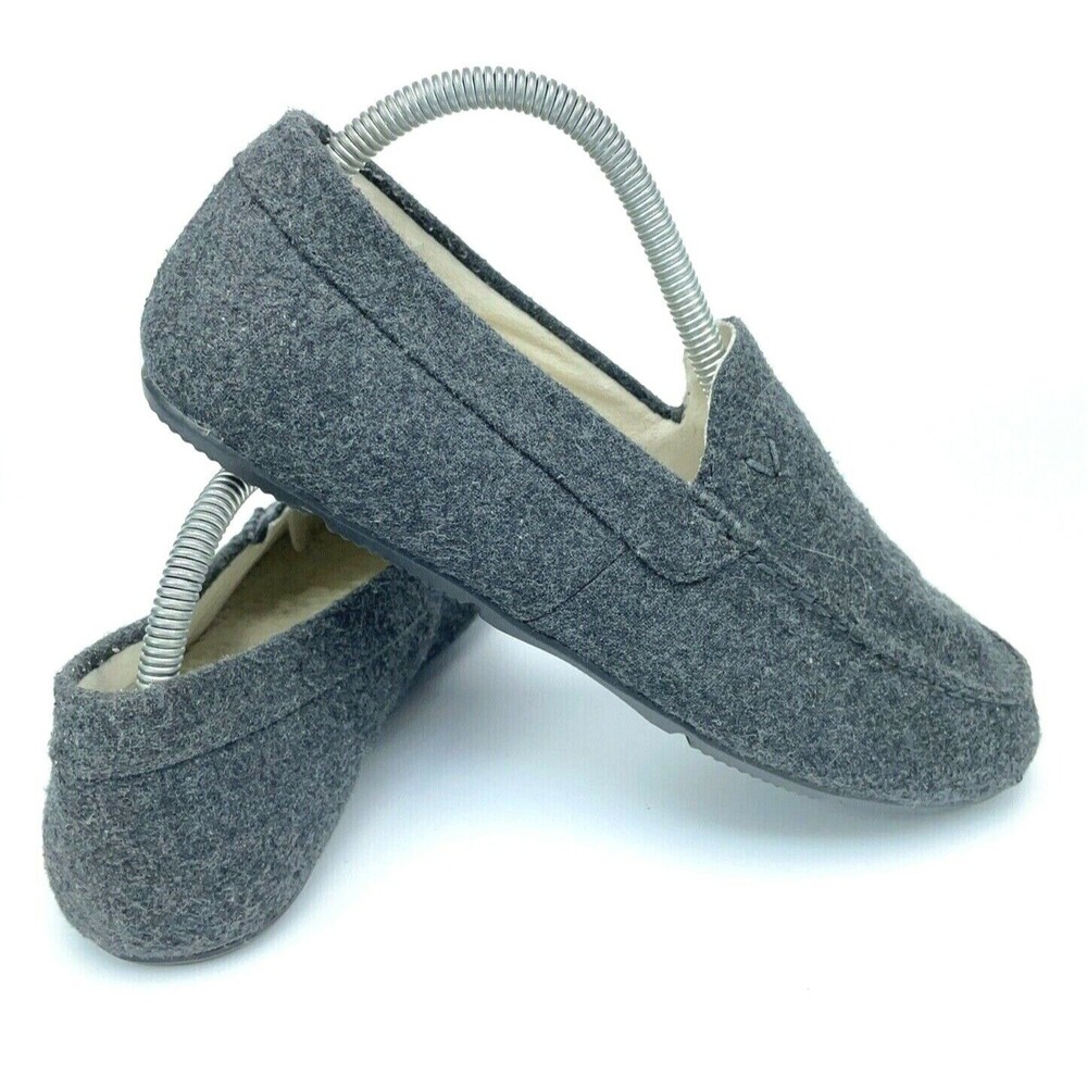 VIONIC TOMPKIN Flannel Charcoal Gray Men's Size US 8.5 EU 41.5 Loafers Shoes